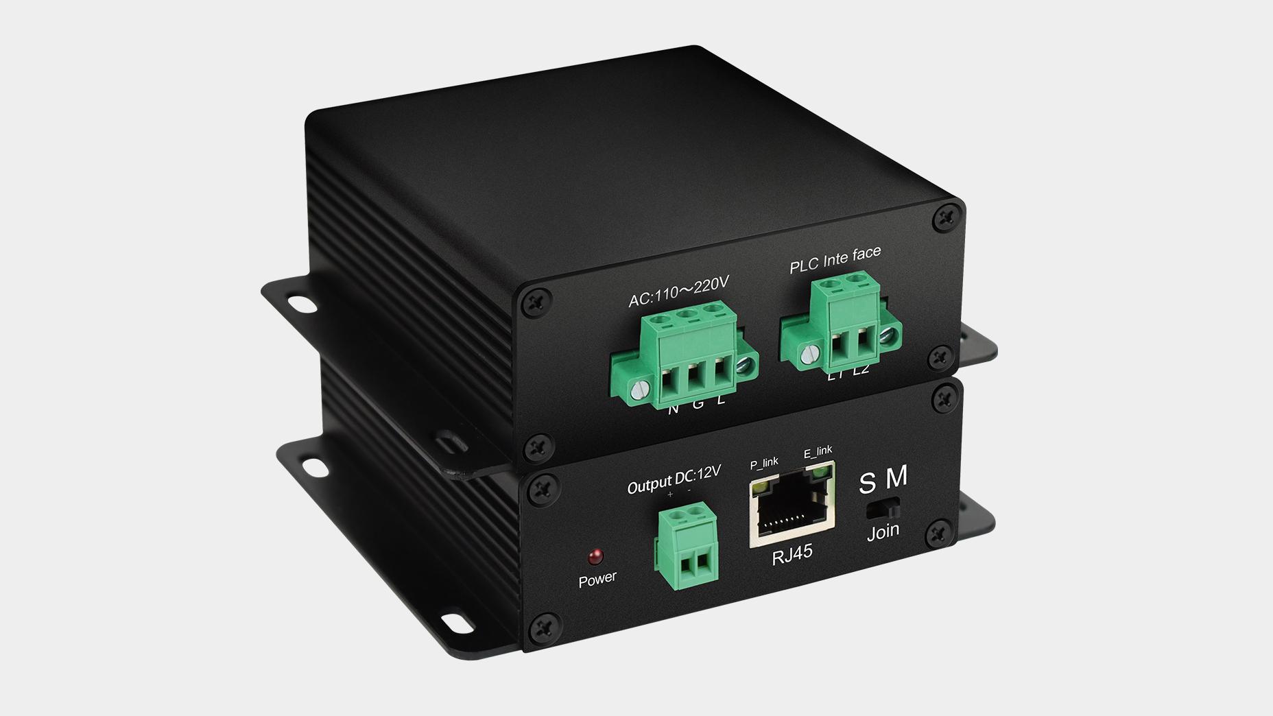 KS710L 模塊自帶12V輸出電源電力載波模塊雙網口電力載波